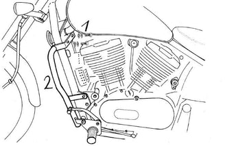 Kawasaki VN 800 [1995-2000] - barra de protección del motor - 0