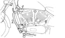 Kawasaki VN 800 [1995-2000] - barra de protección del motor-1