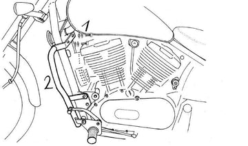 Kawasaki VN 800 [1995-2000] - barra de protección del motor