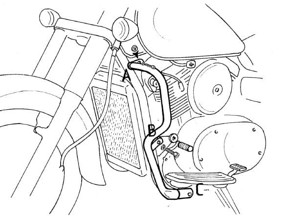 Kawasaki VN 1500 Classic [1996-2002] - barra de protección de motor