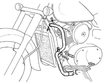 Kawasaki VN 1500 Classic [1996-2002] - barra de protección de motor
