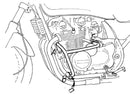 Kawasaki Zephyr 550 [1991-1999] - barra de protección del motor-2