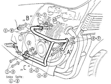 Kawasaki ZR-7 [1999-2003] - Protector de motor