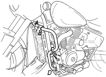 Suzuki VZ 800 Marauder [1996-2003] - barra de protección del motor