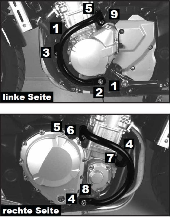 Suzuki GSF 1250 [2007-2016] - barra de protección del motor