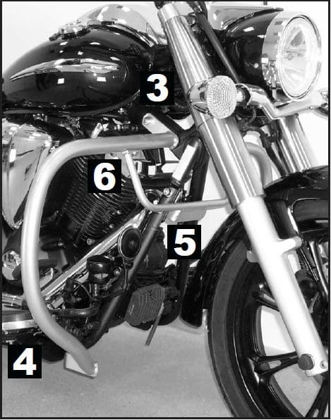 Yamaha XVS 950 A Midnight S [2009-2015] - Barra de protección del motor