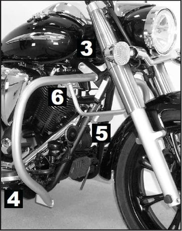 Yamaha XVS 950 A Midnight S [2009-2015] - Barra de protección del motor