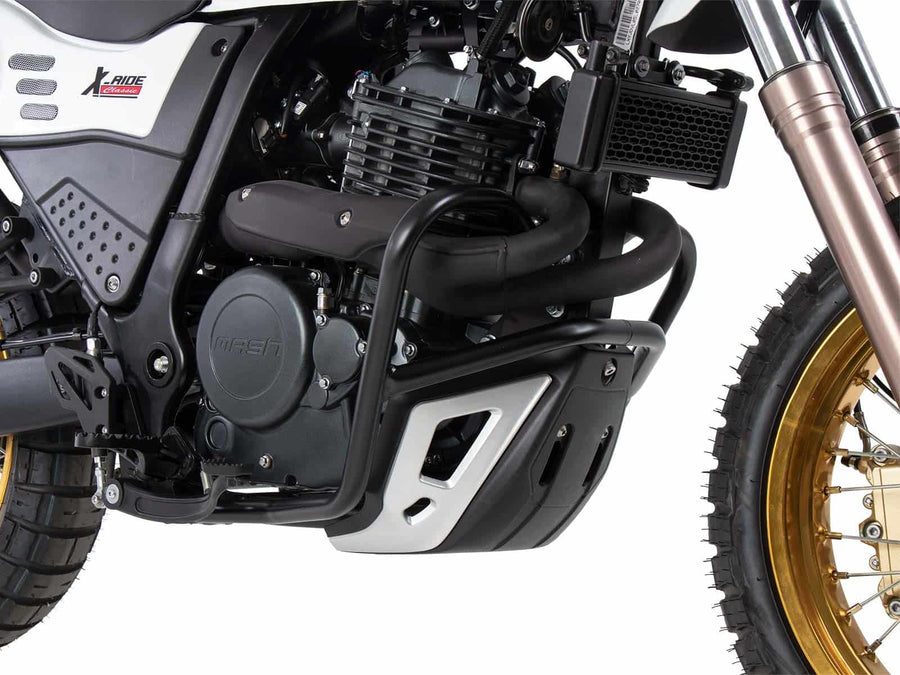 Mash X-Ride 650 Classic [2020-2025] - Vista lateral del protector del motor