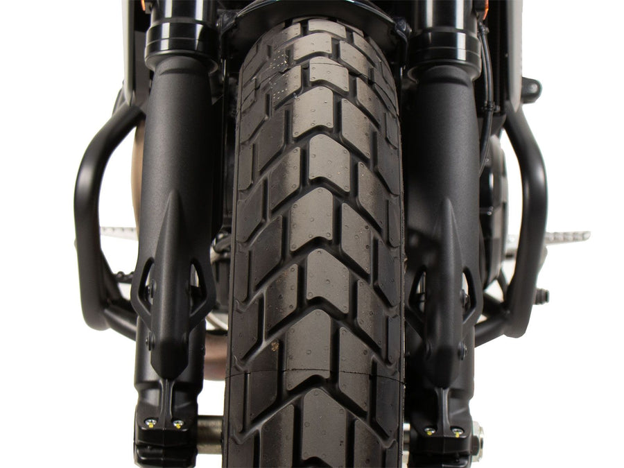 Ducati Scrambler 800 Nights [2023-2025] - Vista frontal protección del motor