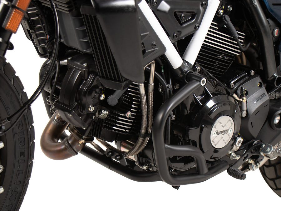 Ducati Scrambler 800 Nights [2023-2025] - Vista en perspectiva del protector del motor