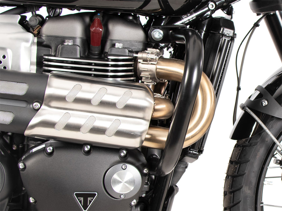 Triumph Scrambler 1200 X [2024-2025] - Primer plano protección del motor