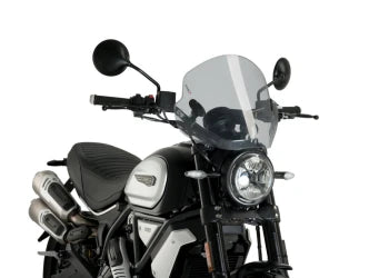 DUCATI SCRAMBLER 1100 DARK PRO [2025] - Placa frontal de ALU - negro