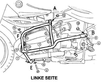 BMW R 850 R [1994-2002] - Barra de protección del motor - 0