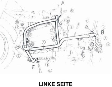 BMW R 850 R [2000-2006] - Barra de protección del motor - 0