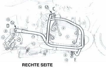 BMW R 850 R [2000-2006] - Barra de protección del motor