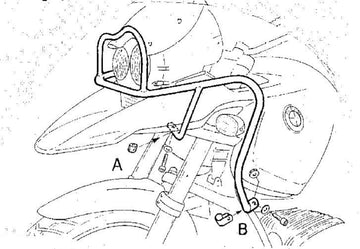 BMW R 1150 GS Adventure [2001-2005] - barra de protección de tanques
