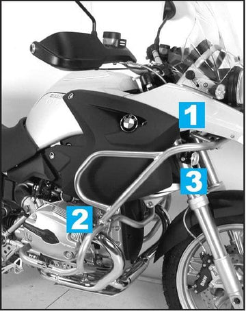 BMW R 1200 GS [2004-2007] - barra de protección de tanques - 0
