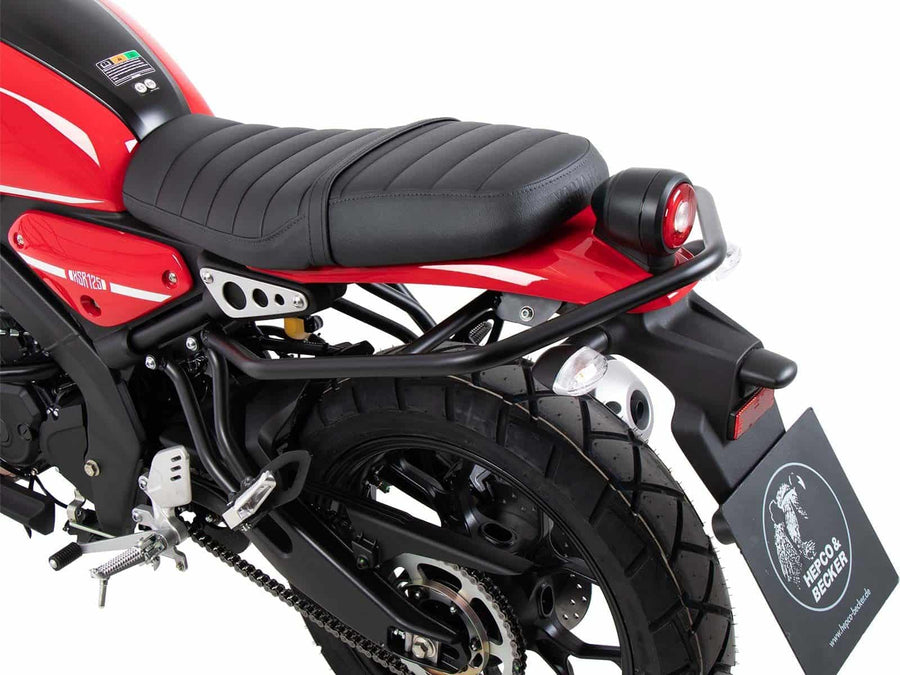 Yamaha XSR 125 [2021-2025] - Vista detallada de la barra de protección trasera