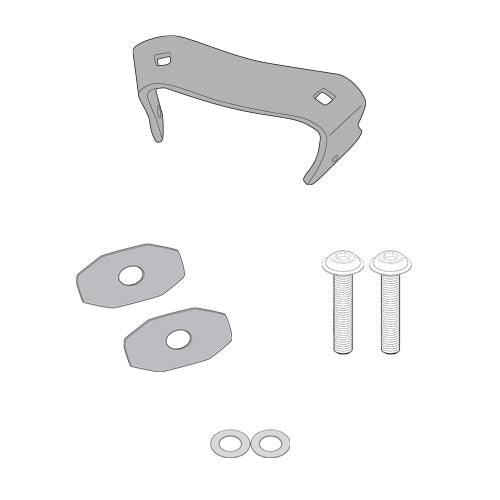 BMW F 900 GS [GIVI] - Kit para montar PLO5145MK - PLO5145CAM - PLOS5145CAM para usar cuando se monta sin top case