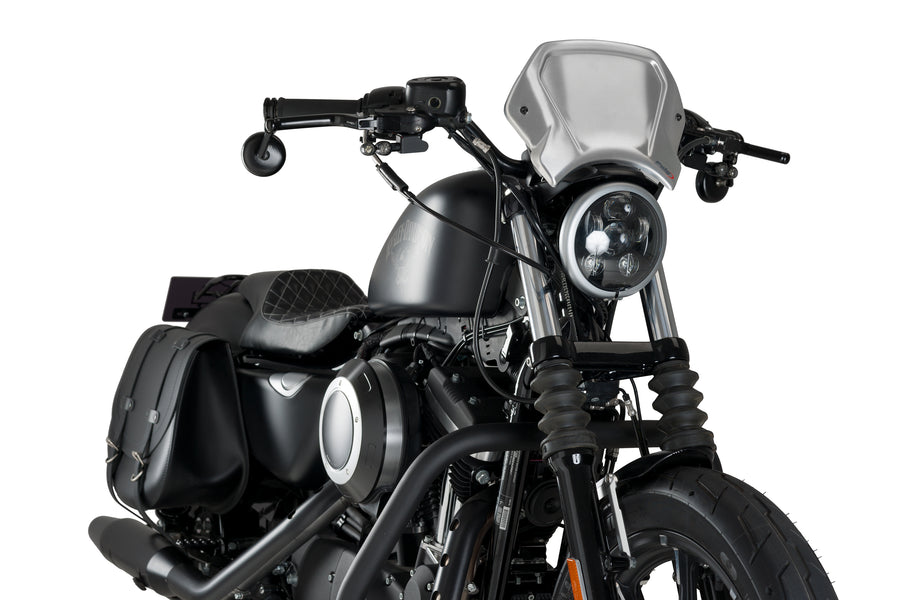 HARLEY DAVIDSON SPORTSTER 883 IRON XL 883 N [2012] – Placa frontal ALU – plateada