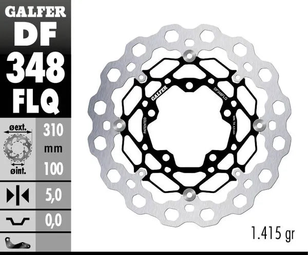 Suzuki M 109 R Boulevard [2024-2025] - Disco de freno flotante Cubiq - foto 4