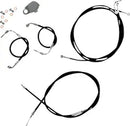 Harley Davidson Fxdrs 114 [LA CHOPPERS] - Kit de cable de manillar/línea de freno de vinilo negro estándar