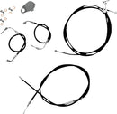 Harley Davidson Fxdrs 114 [LA CHOPPERS] - Kit de cable de manillar/línea de freno de vinilo negro estándar