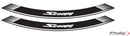 TRIUMPH BONNEVILLE T 120 BLACK [2025] - Spezielle Felgenstreifen | Weiß | PUIG 5559B