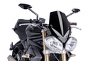 TRIUMPH STREET TRIPLE 675 RX [2016] - Parabrisas deportivo de nueva generación | Negro | PUIG 5658N