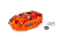 MBK Nitro 50 2T LC [–1998] - 4-Kolben Bremssattel mit Adapter Orange