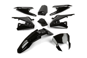 Aprilia RX Factory 50 2T - Kit de carenado 8 piezas negro