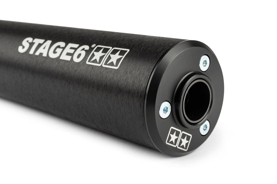 Beta RR Enduro 50 2T - Auspuff Streetrace High Mount links schwarz