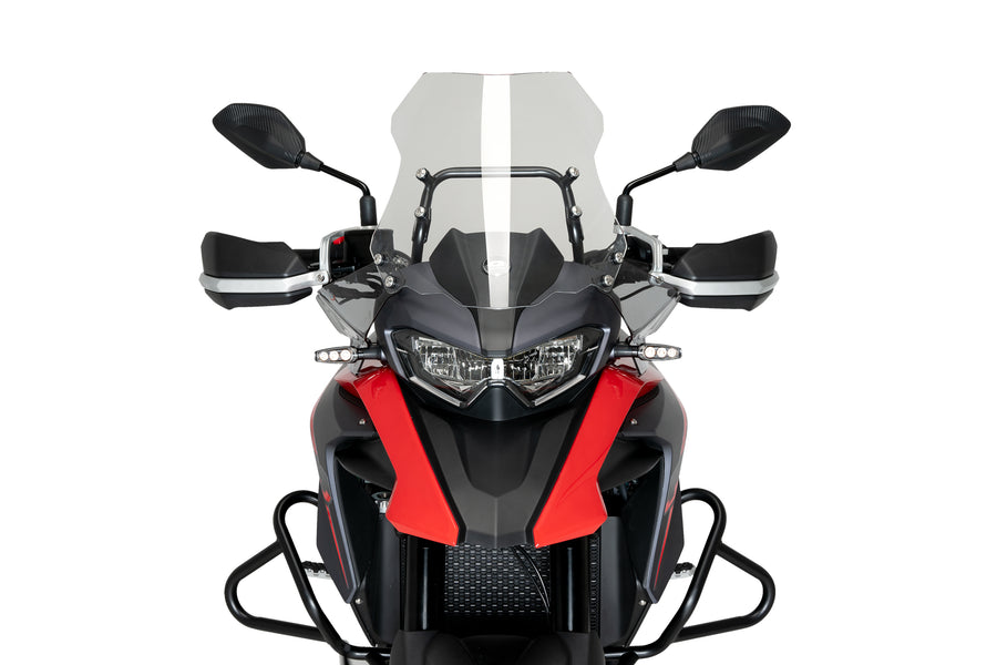 QJ SRT 700X ON ROAD [2025] – Deflector de viento extendido – Negro