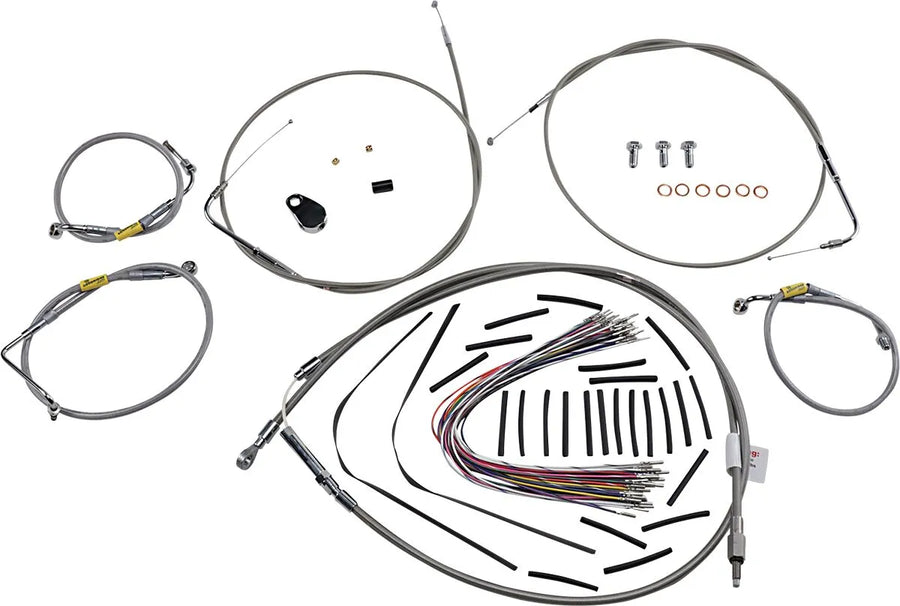 harley davidson touring [BURLY BRAND] - juego de herrajes para manillares para modelos Touring más antiguos con manillar Bagger Bar