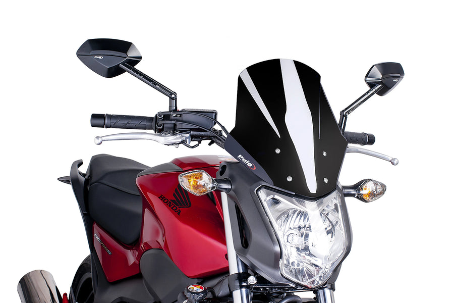 BMW F 900 R [2025] - Cúpula Touring PUIG | Negro | PUIG 5991N