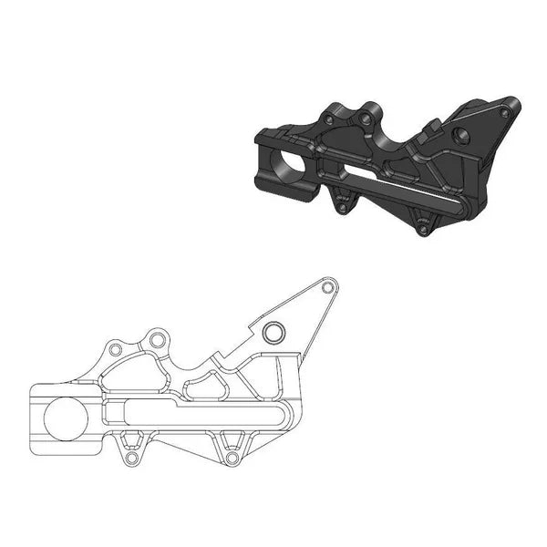 Husqvarna Txc 511 [2011-2012] - Versatzhalterung für OEM-Bremssattel – Bild 2