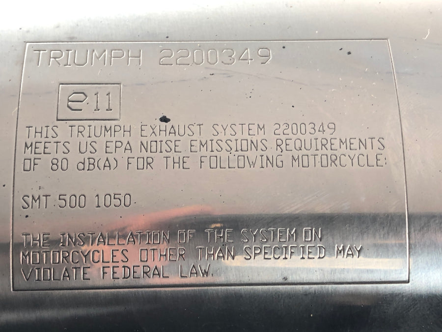Triumph Speed ​​Triple 1050 515NJ [2006] - Echo de silenciador izquierdo