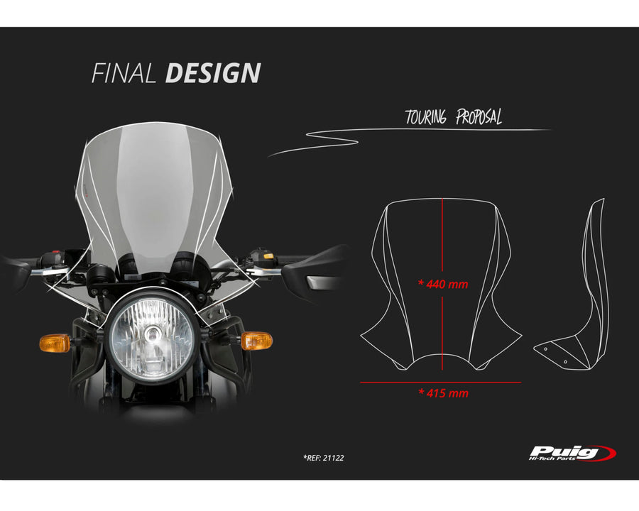 ROYAL ENFIELD HIMALAYAN 410 [2023] – Cúpula Touring – Transparente