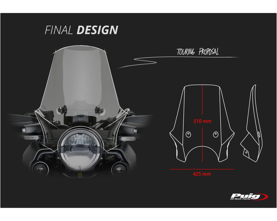 HUSQVARNA NORDEN 901 EXPEDITION [2025] - pantalla de gira - muy tintada