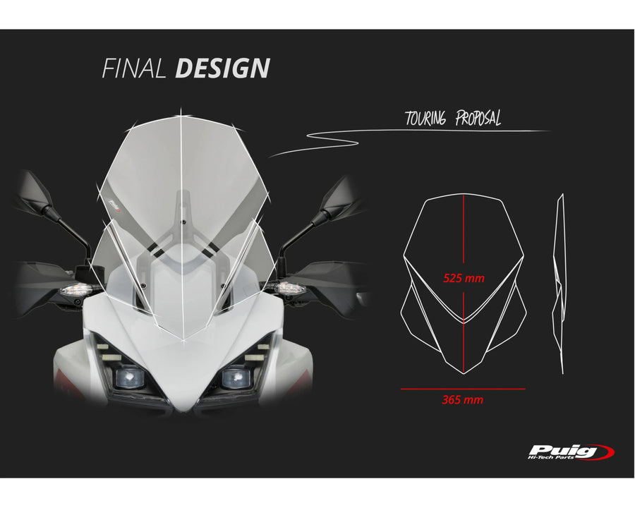 MOTO MORINI X-CAPE 700 [2024] – Cúpula Touring – Transparente