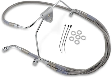 harley davidson flhtcui [ESPECIALIDADES DE ARRASTRE] - Kit de línea de freno extendida de acero inoxidable - 0