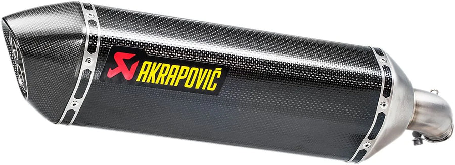 Suzuki SV 650 [Akrapovic] - Amortiguadores de plata final de fibra de carbono