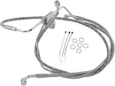 harley davidson flhtc [ESPECIALIDADES DE ARRASTRE] - Kit de línea de freno extendida de acero inoxidable-1