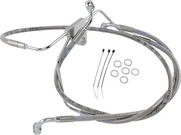 Harley Davidson Flhtcui [ESPECIALIDADES DE ARRASTRE] - Kit de línea de freno de acero inoxidable, extendido