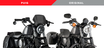 HARLEY DAVIDSON SPORTSTER 883 IRON XL 883 N [2012] – Placa frontal ALU – plateada - 0