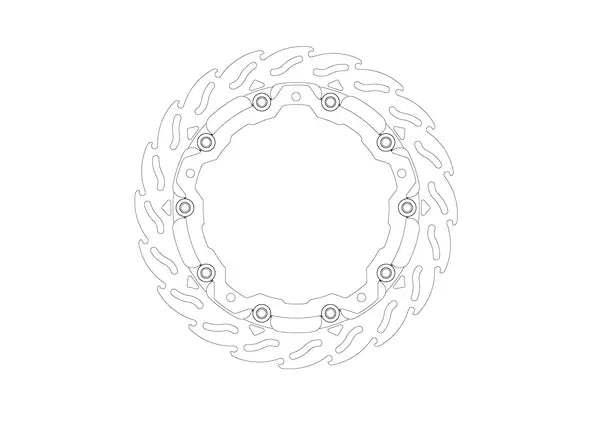 Ktm Rc 390 ABS [2022-2023] - FLAME Schwimmende Alu-Bremsscheibe – Ausführung: Vollschwimmend – Bild 5