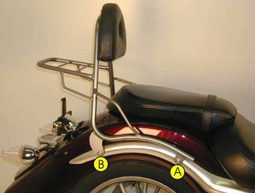 Yamaha XV 1900 Midnight Sta [2006-2016] - Sissybar sin puente de equipaje