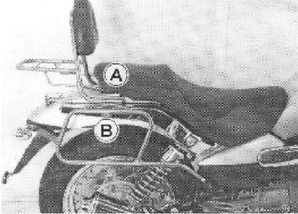 Moto Guzzi Nev Clas V 750 IE [2004-2011] - Sissybar sin puente de equipaje
