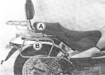 Moto Guzzi Nev Clas V 750 IE [2004-2011] - Sissybar sin puente de equipaje