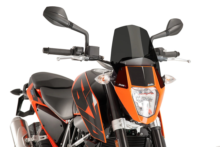 KTM 690 DUKE [2019] - Parabrisas deportivo de nueva generación | Muy tonificado | PUIG 6009F